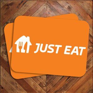 JUST EAT Brand Exposure Pair of Car Door Magnet Signs UK Food Delivery Service